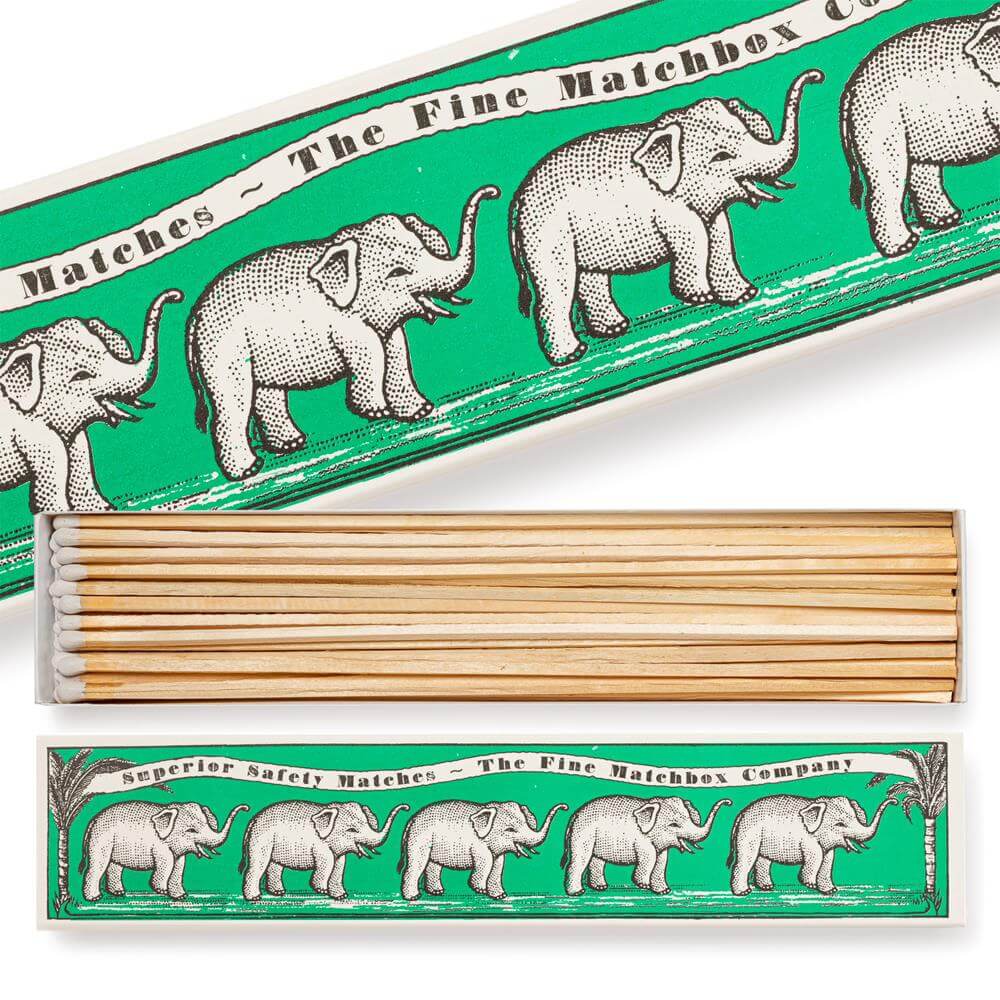 Archivist Green Elephants Long Matches